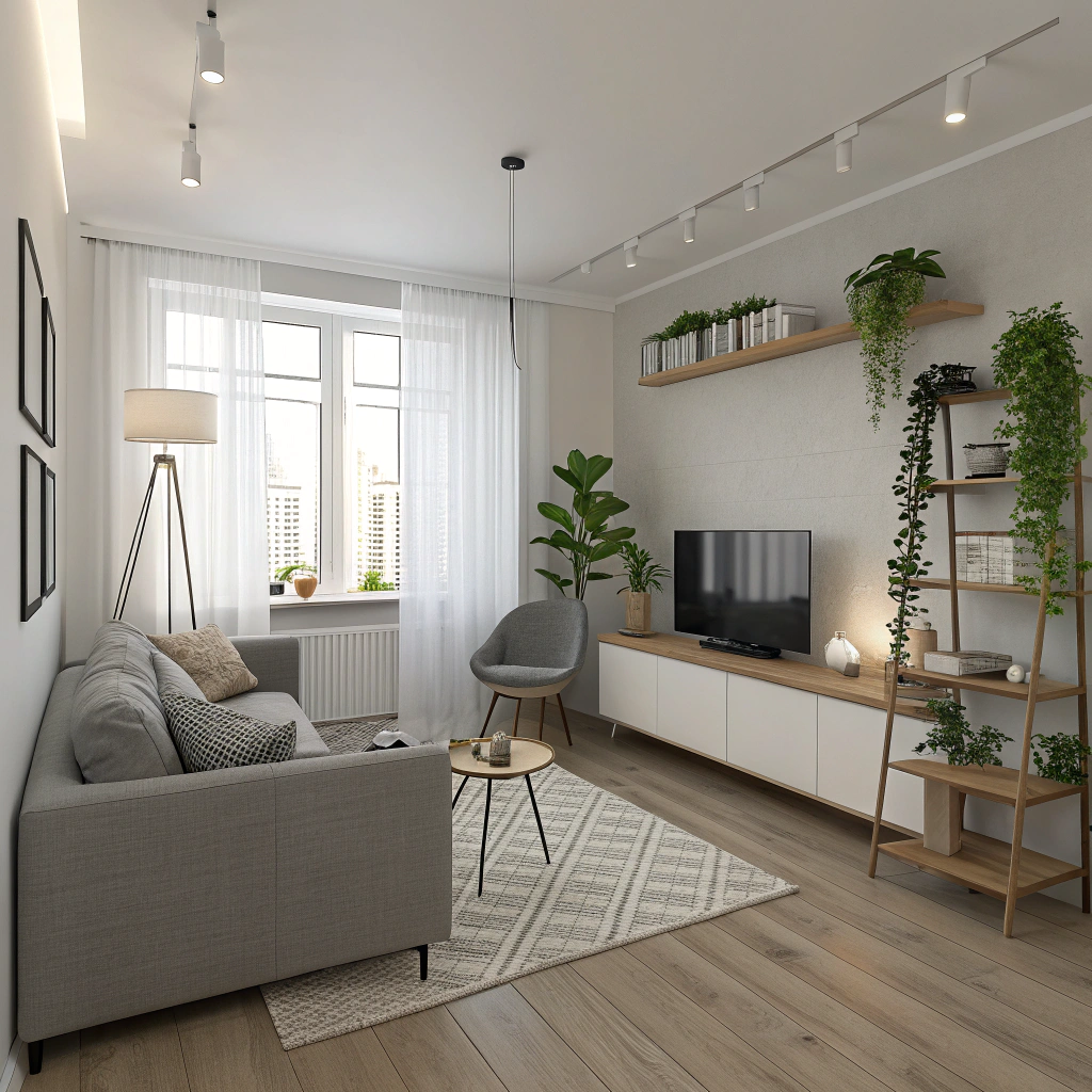 Дизайн гостиной 3 на 5 метров: планировка и мебель